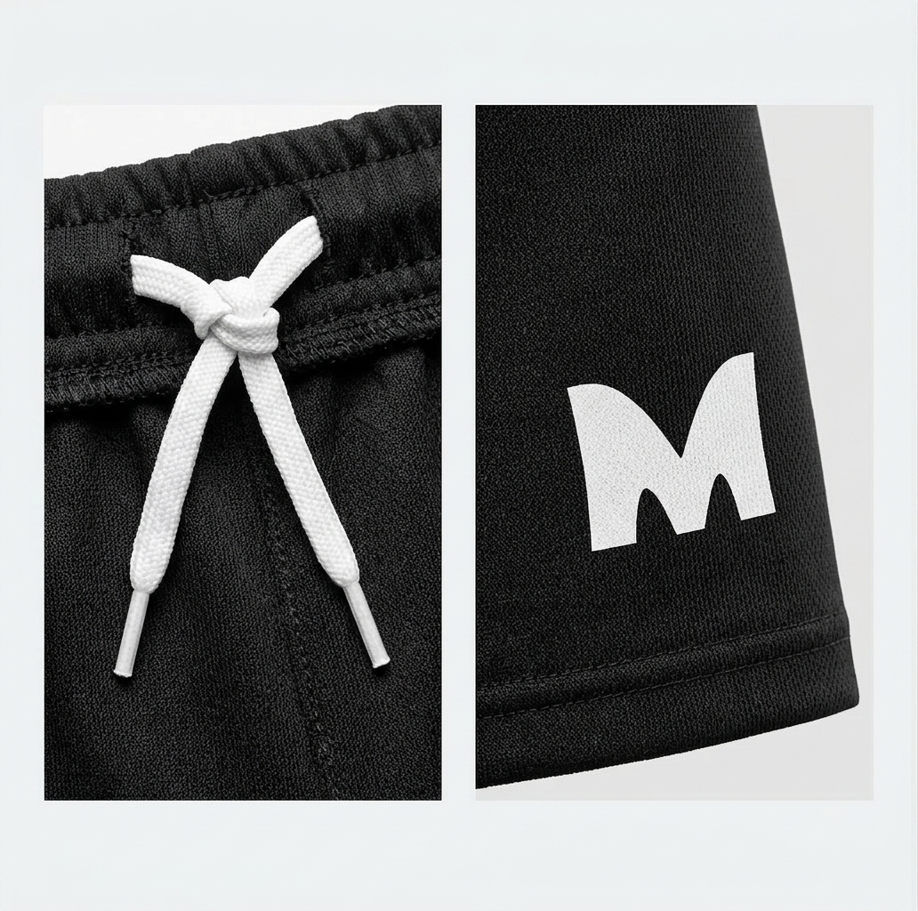 calcao maratus esportivo cordao Calcao esportivo Maratus cor preta detaque